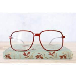 Vintage 1990s Eyeglass Frames Korea NOS Grandmacore Eyewear Nerd thin and light